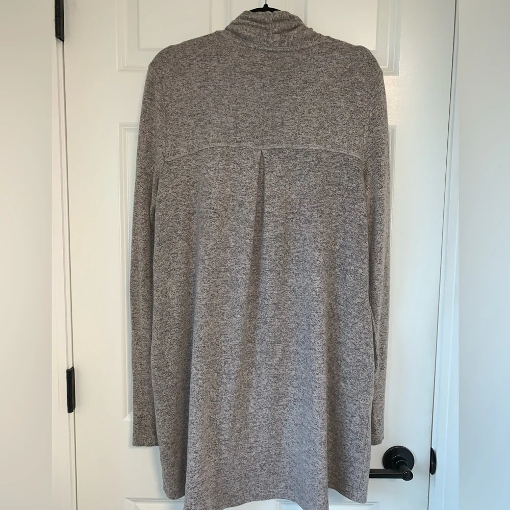 Saturday Sunday Womens Long Sleeve Cardigan Sweater Gray Sz M‎ Flowy Pockets - Picture 5 of 12